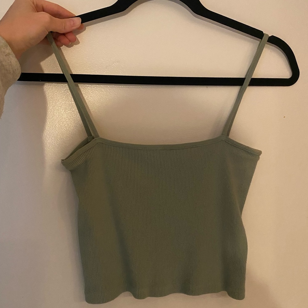 Green Brandy Melville Crop Top